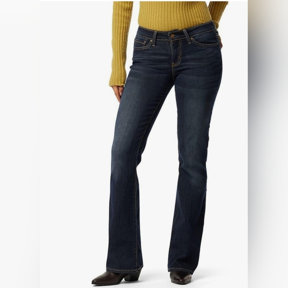 LEVI'S SIGNATURE WOMEN'S MID RISE BOOT CUT JEANS SIZE 14L